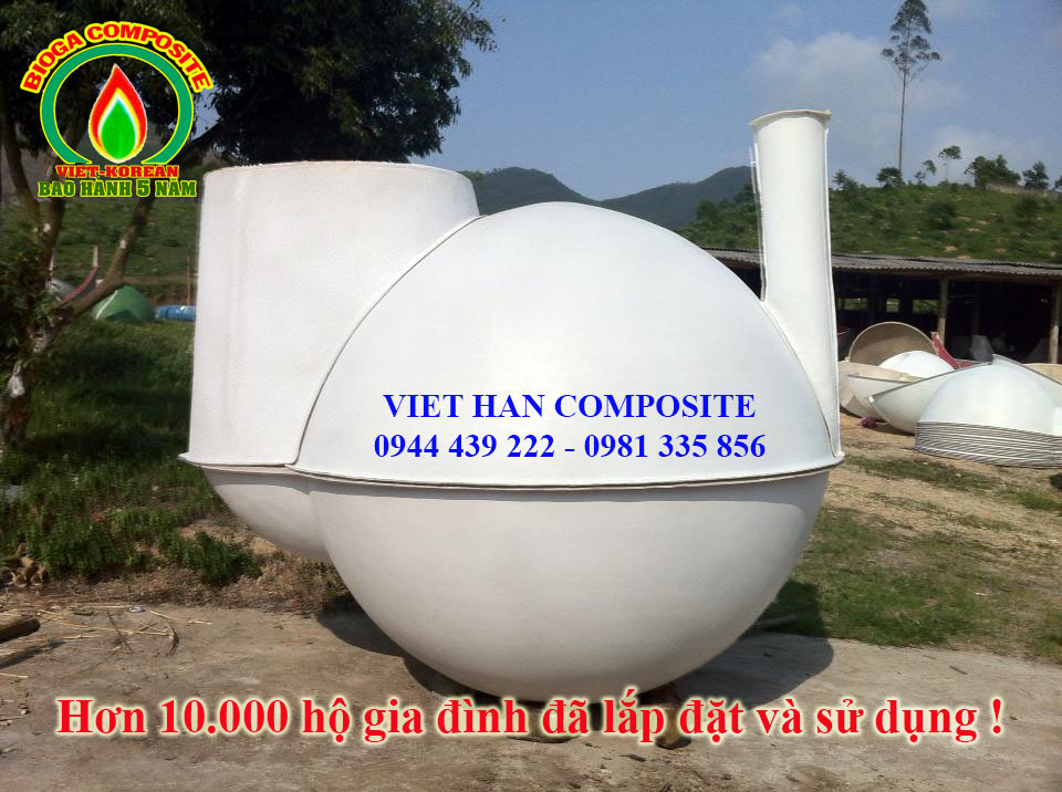 bể biogas composite việt hàn