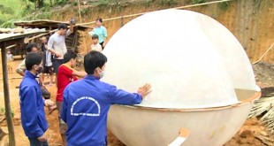 Kích thước hầm biogas composite