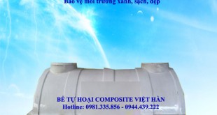 bể tự hoại composite Việt Hàn - Bể phốt composite