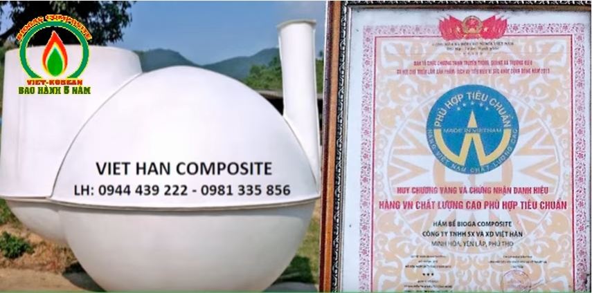 Hầm biogas composite Việt Hàn