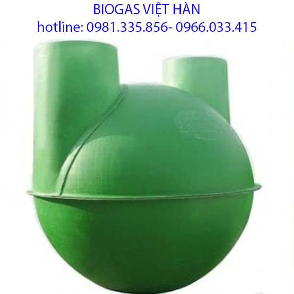 Bình biogas bằng nhựa