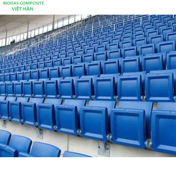 Ghế bằng composite ở sân vận động