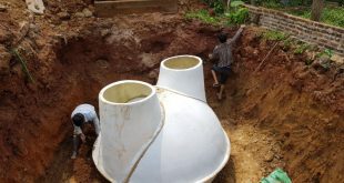 Cấu tạo của hầm biogas composite hộ gia đình
