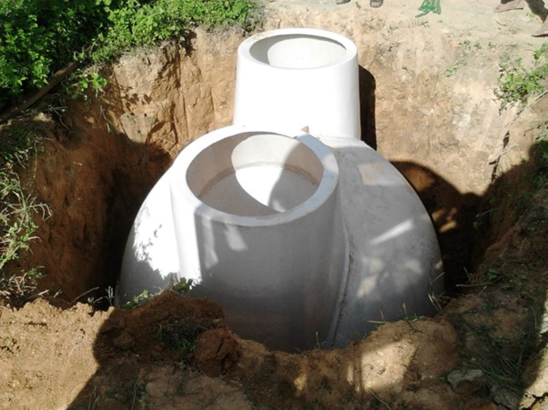 Hầm biogas composite hộ gia đình