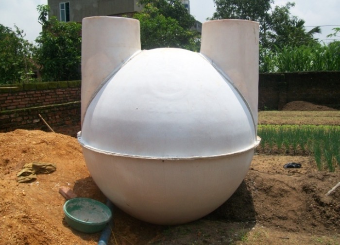 Hầm biogas có cấu tạo thông minh giúp xử lý rác hiệu quả 